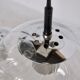 Chromium waterfall chandelier chromed by Raak holland 70