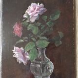 Huile sur bois XIXe siècle