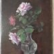Oil on 19th century wood