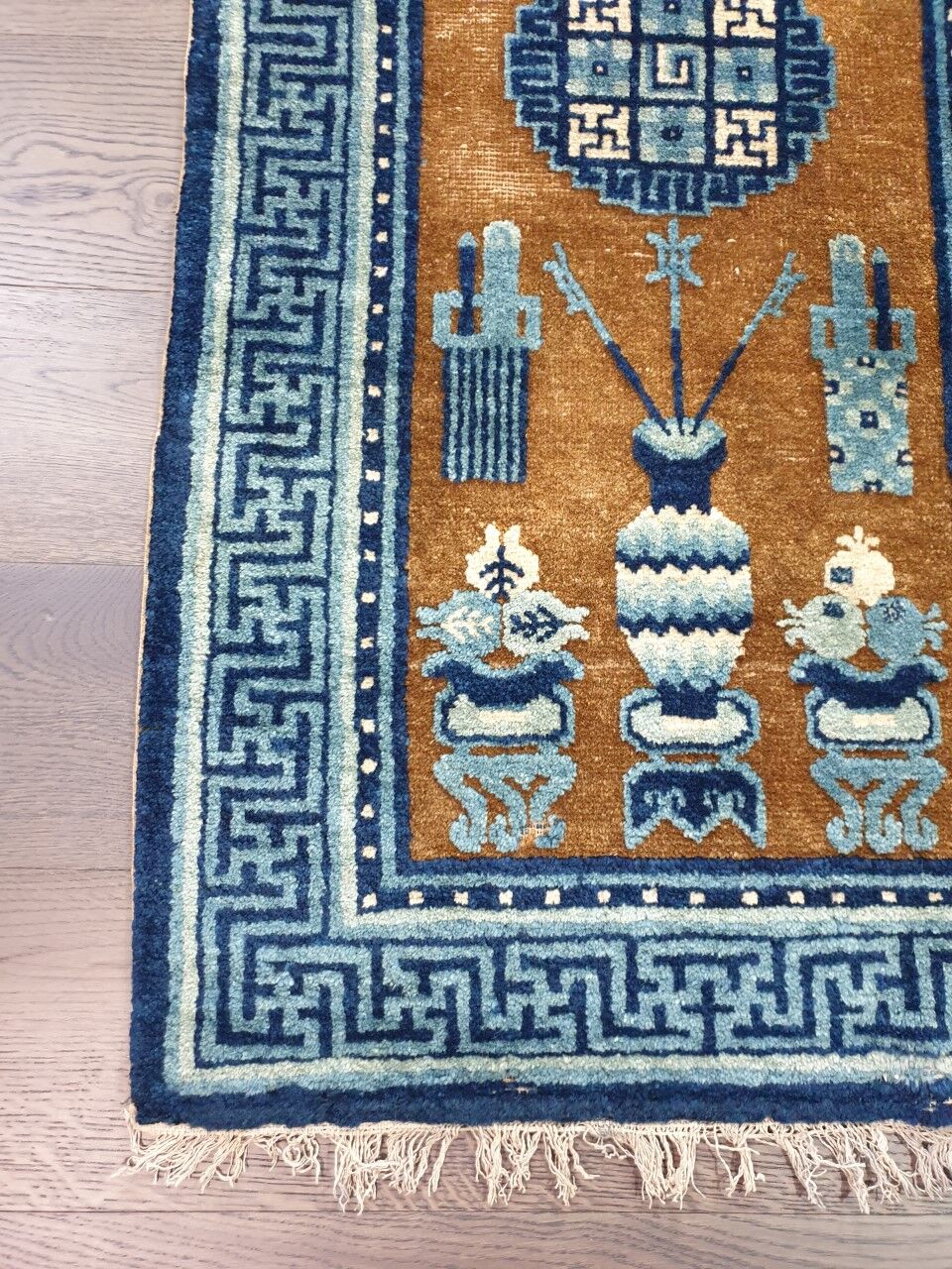 Antique Handmade Chinese Rug