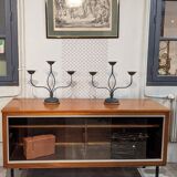 Pair of large candlesticks