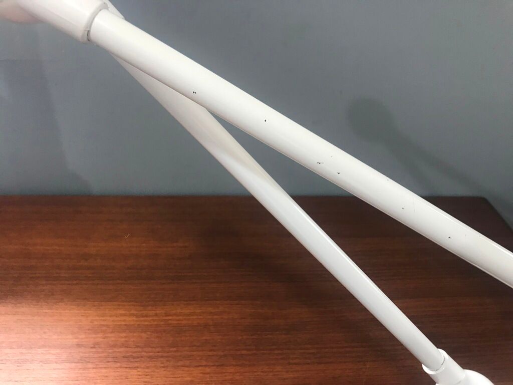 Jieldé desk lamp 2 arms 40cm white original Jean Louis Domecq vintage