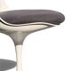 Eero Saarinen Tulip chair Knoll, aluminium base, blue cushion