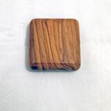 Old olive wood ashtray