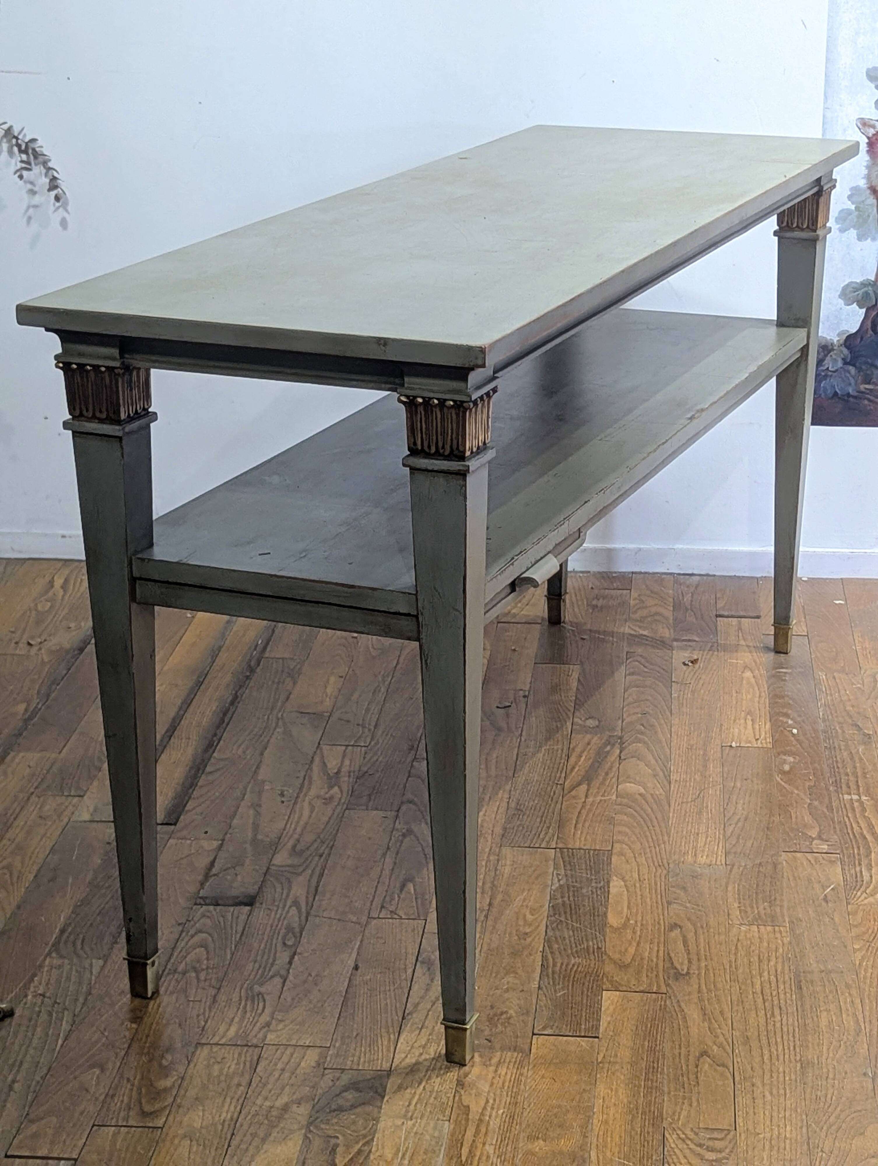 Console directoire patinée