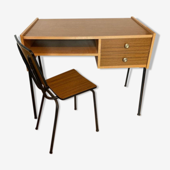 Sogemap SF340 desk and chair 1960