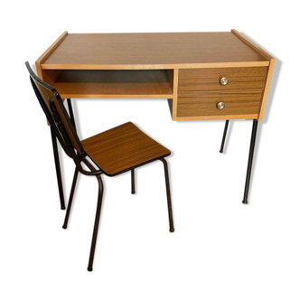 Sogemap SF340 desk and chair 1960