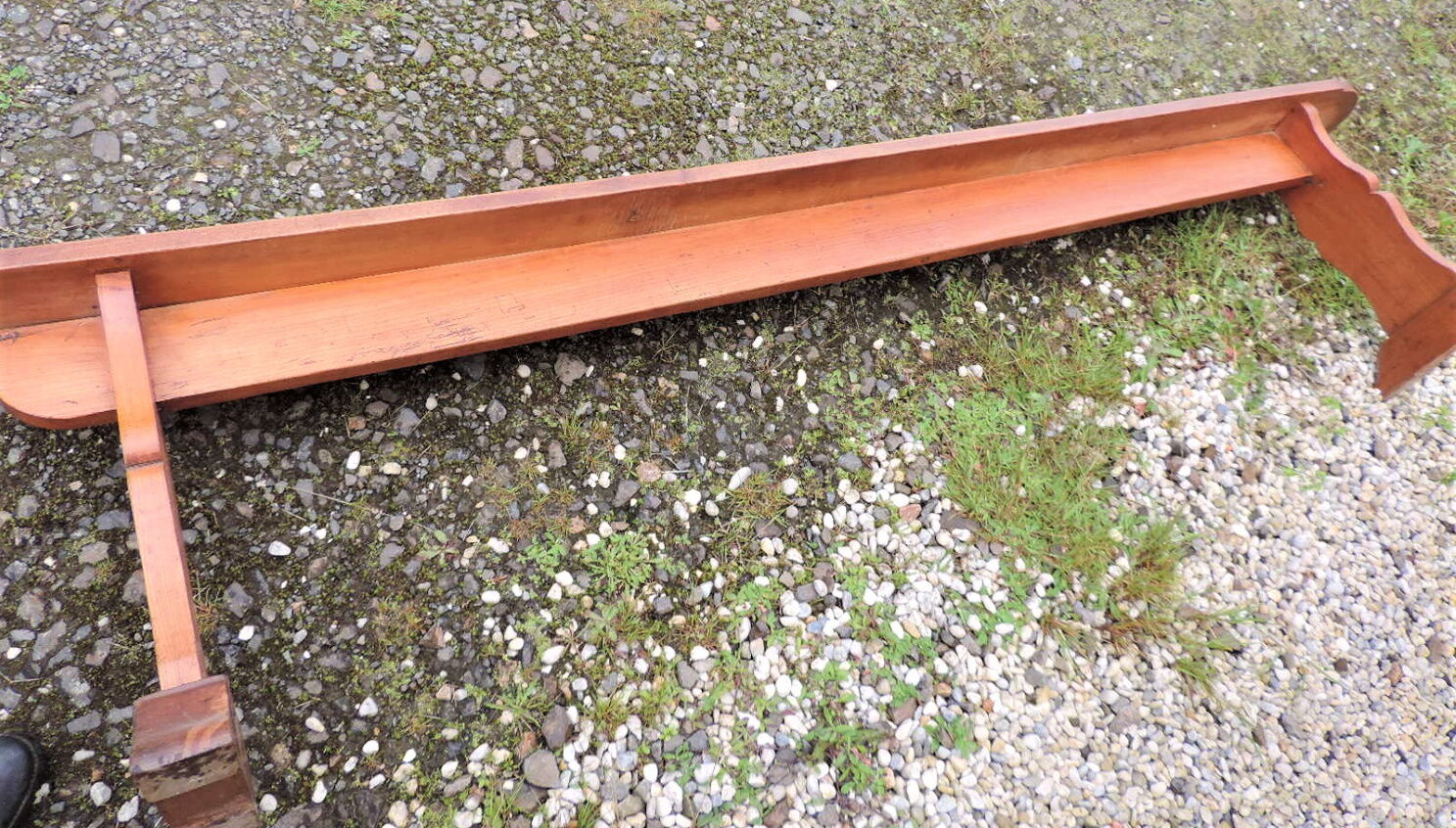 Pair of cherry benches