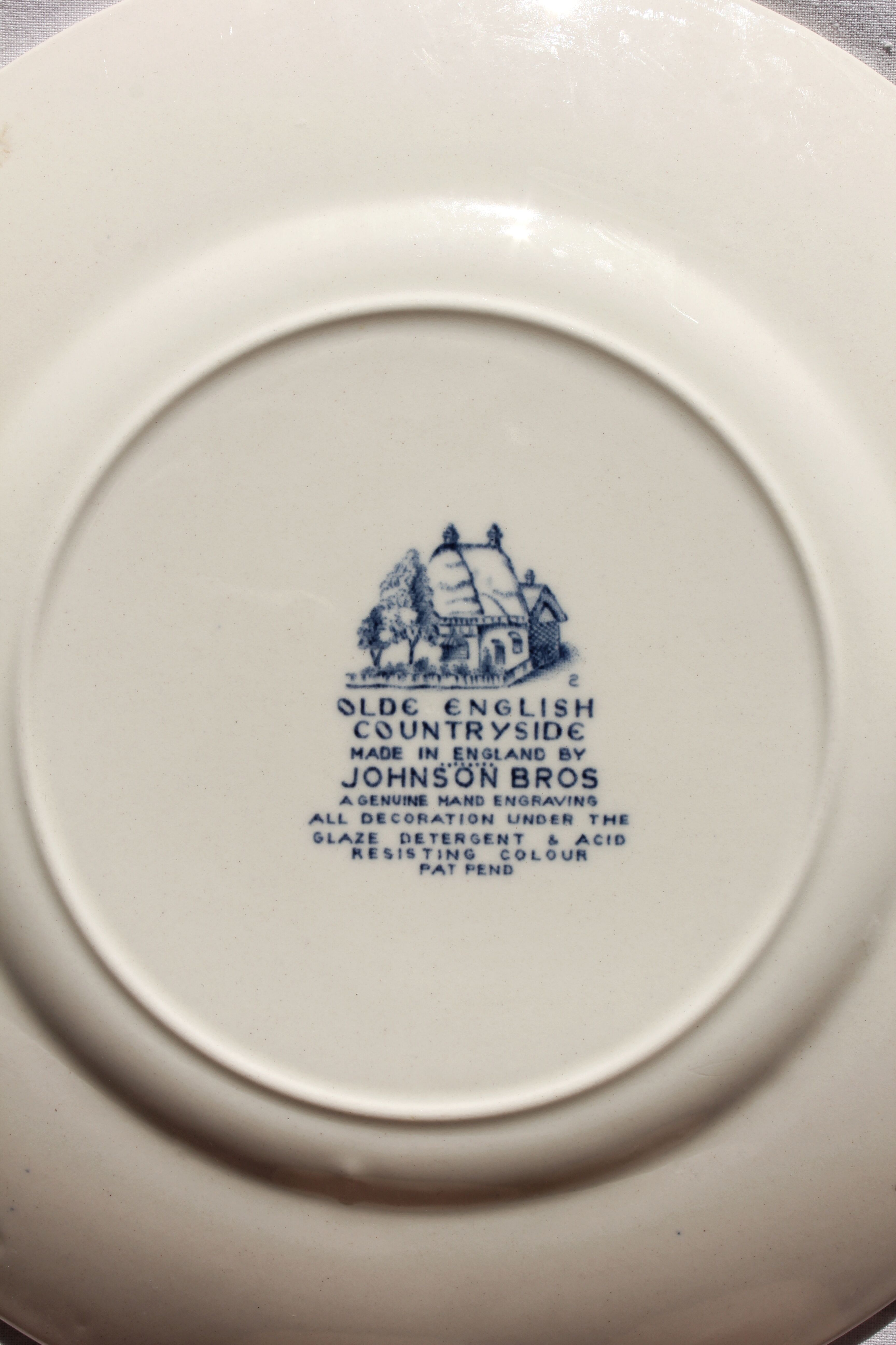 Johnson bros "old english countryside" plate