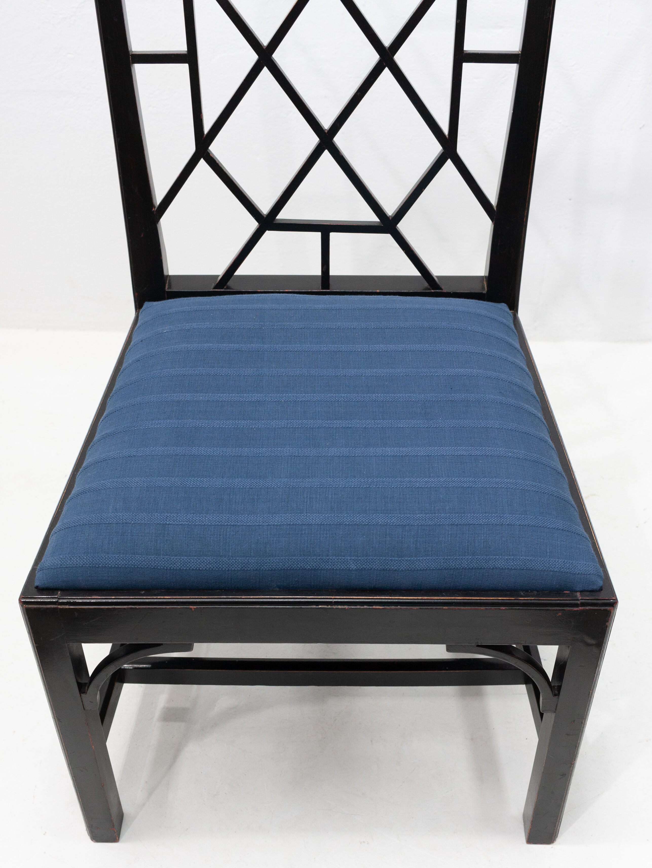 4 Chinese Chippendale chairs