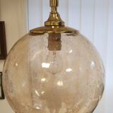 Smoked glass sphere suspension