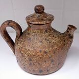Pyrite stone teapot. 1960s. Numbered.