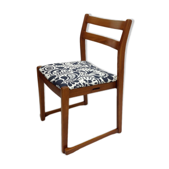 Vintage teak patterned Accent Chair