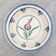 Vintage L Hand Painted Bowl