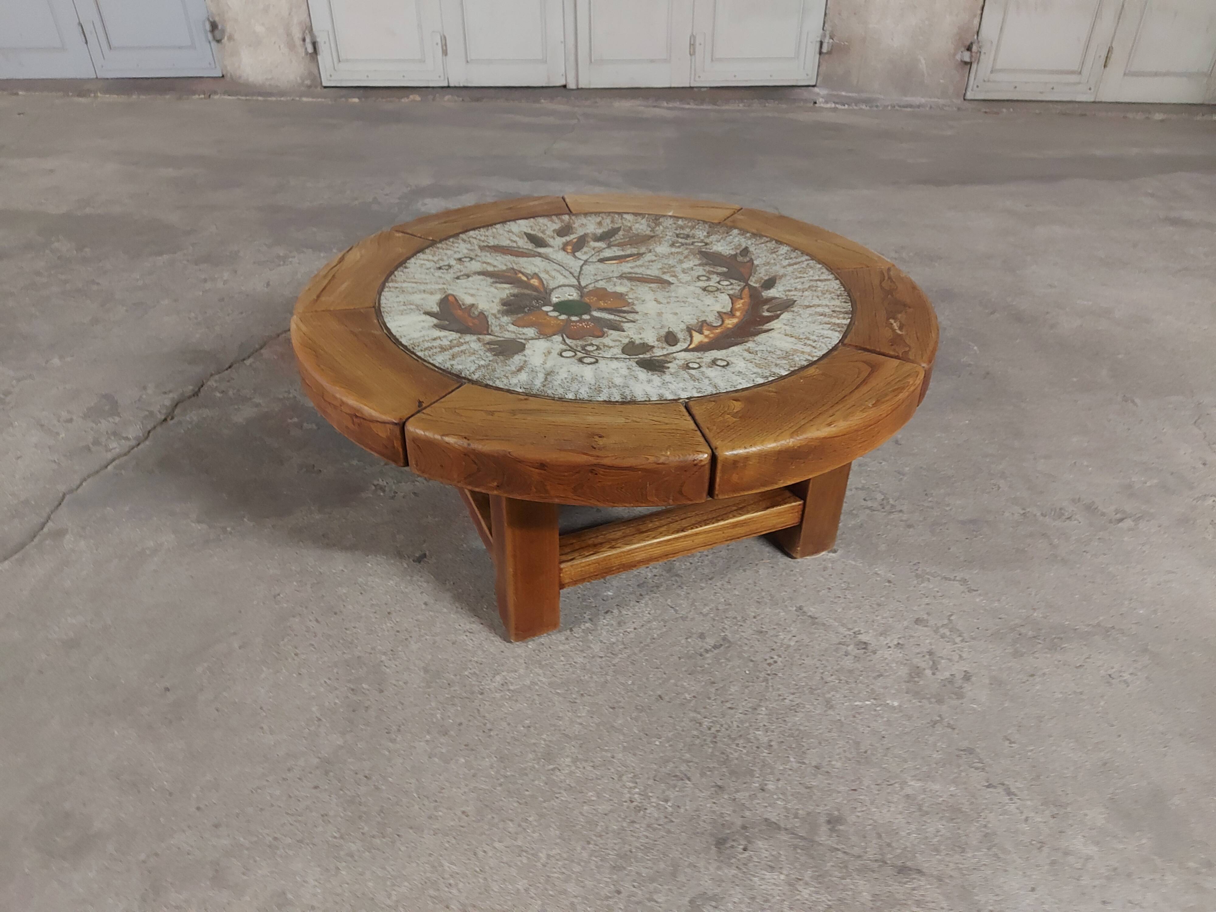 Table vintage ceramic top 50's, 60'S