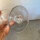 1 verre à pied eau ou vin rouge modèle Medicis XIXe s