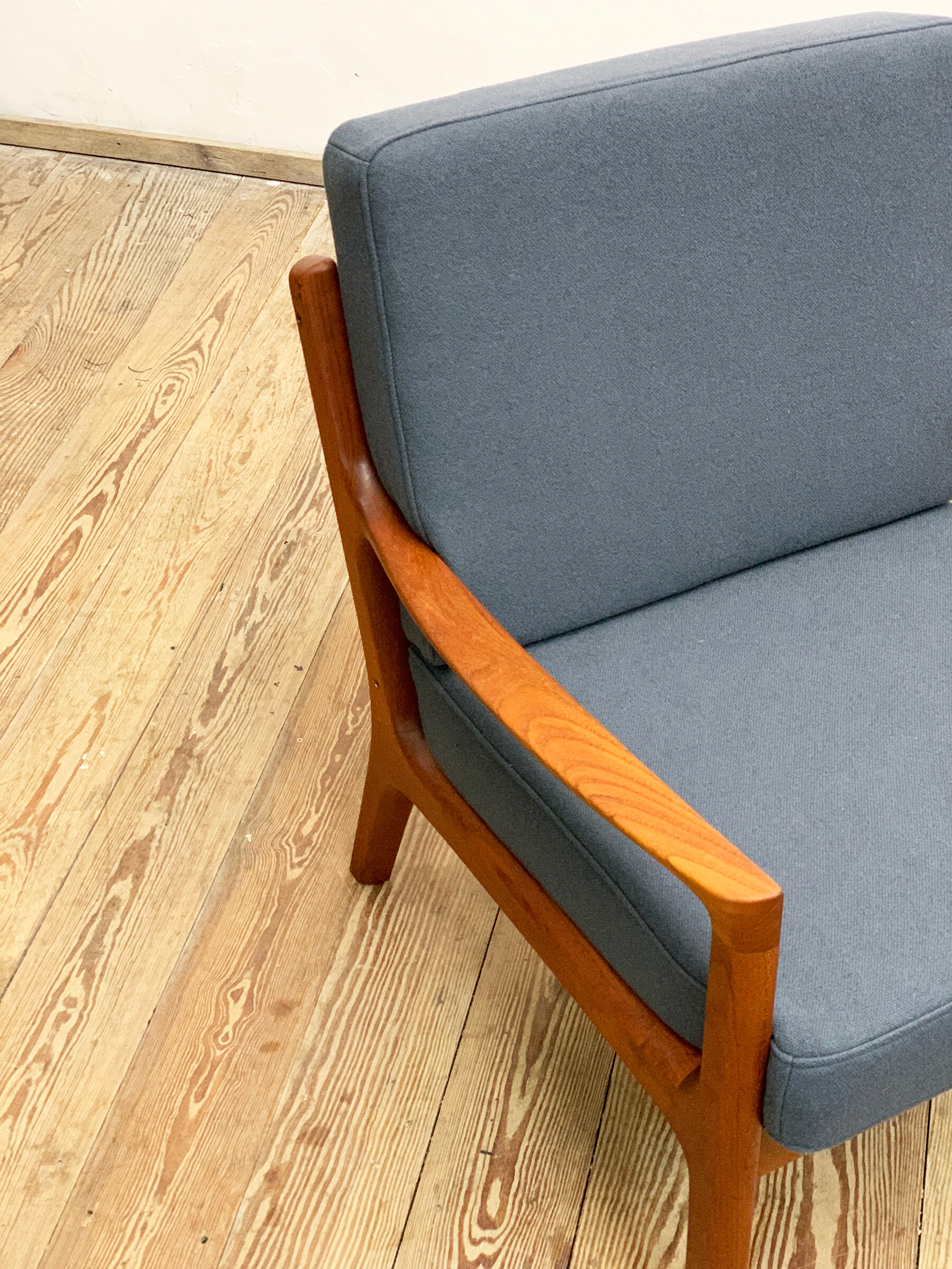 Teak armchair or easy chair by Ole Wanscher for France & Son, Mid Century Modern Danish Design, 1950er