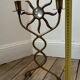 Chandelier/sun candlestick brass