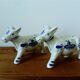 Delft Blue Cow Salt and Pepper Shakers