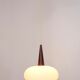 Suspension opaline Louis Kalff pour Philips 1960