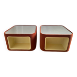 Pair of vintage bedside tables