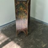 Antique Art Deco free standing wooden shelf