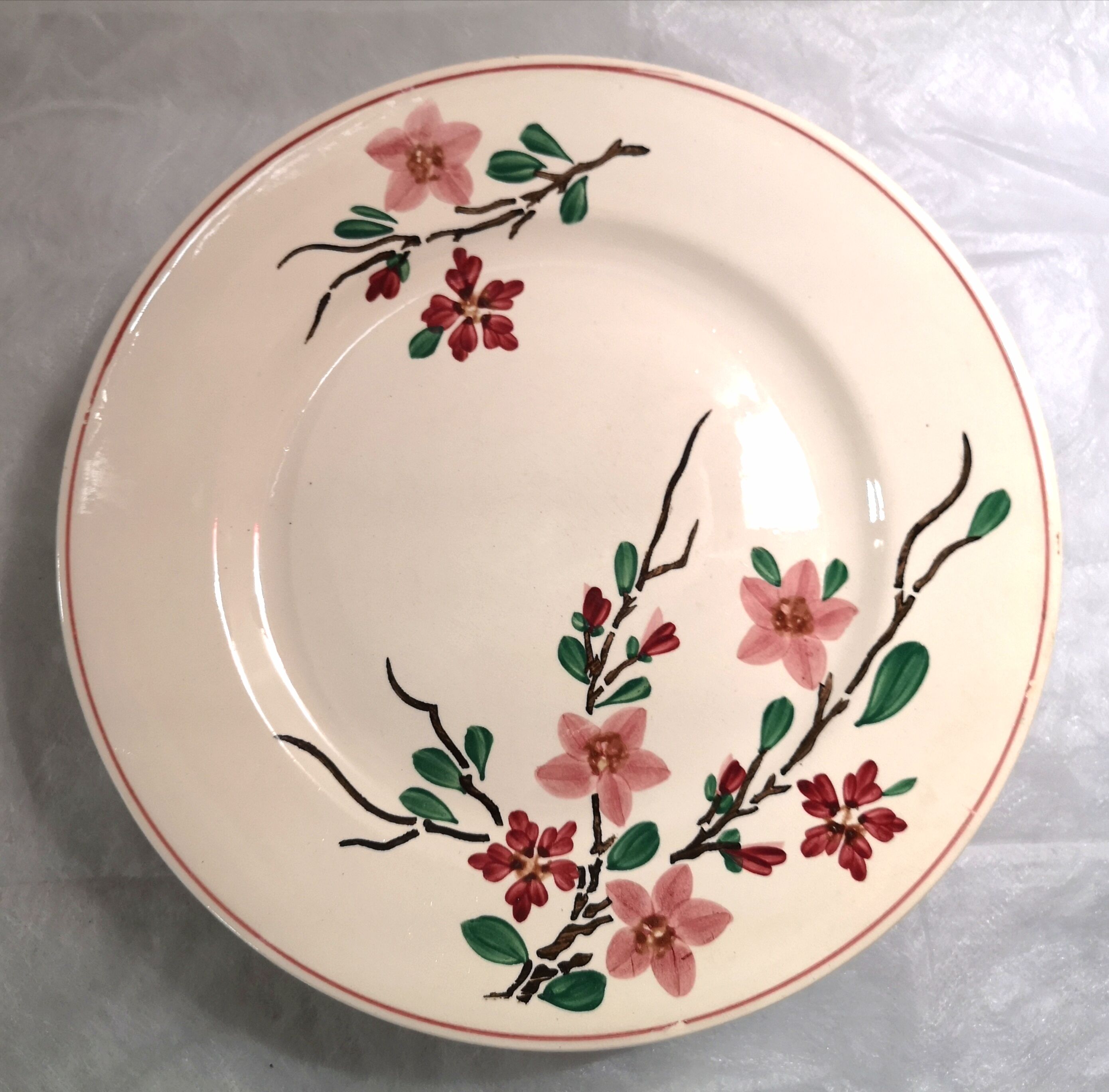 6 artisan dessert plates