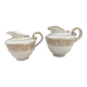 Milk jug and cream jug set in Limoges porcelain
