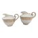 Milk jug and cream jug set in Limoges porcelain