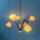 50s mid-century vintage lilac spider pendant lamp