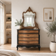 Dresser with mirror