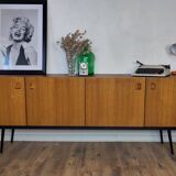 Scandinavian sideboard in teak and metal