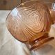 4 vintage pink glass bowls 1930-40