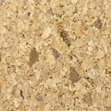 Vintage Modernist Table Lamp Base – Cork and Chrome Design — 1970s