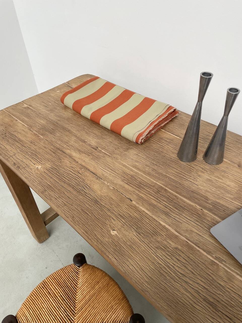 Oak console farm table 3m