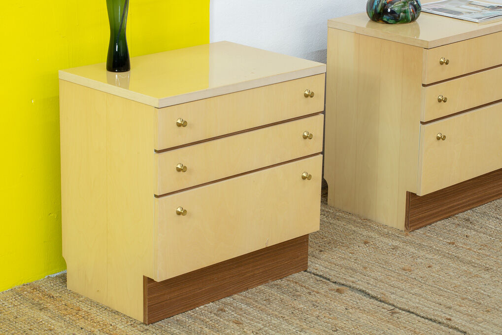 Paire de commodes scandinave vintage – 60 cm