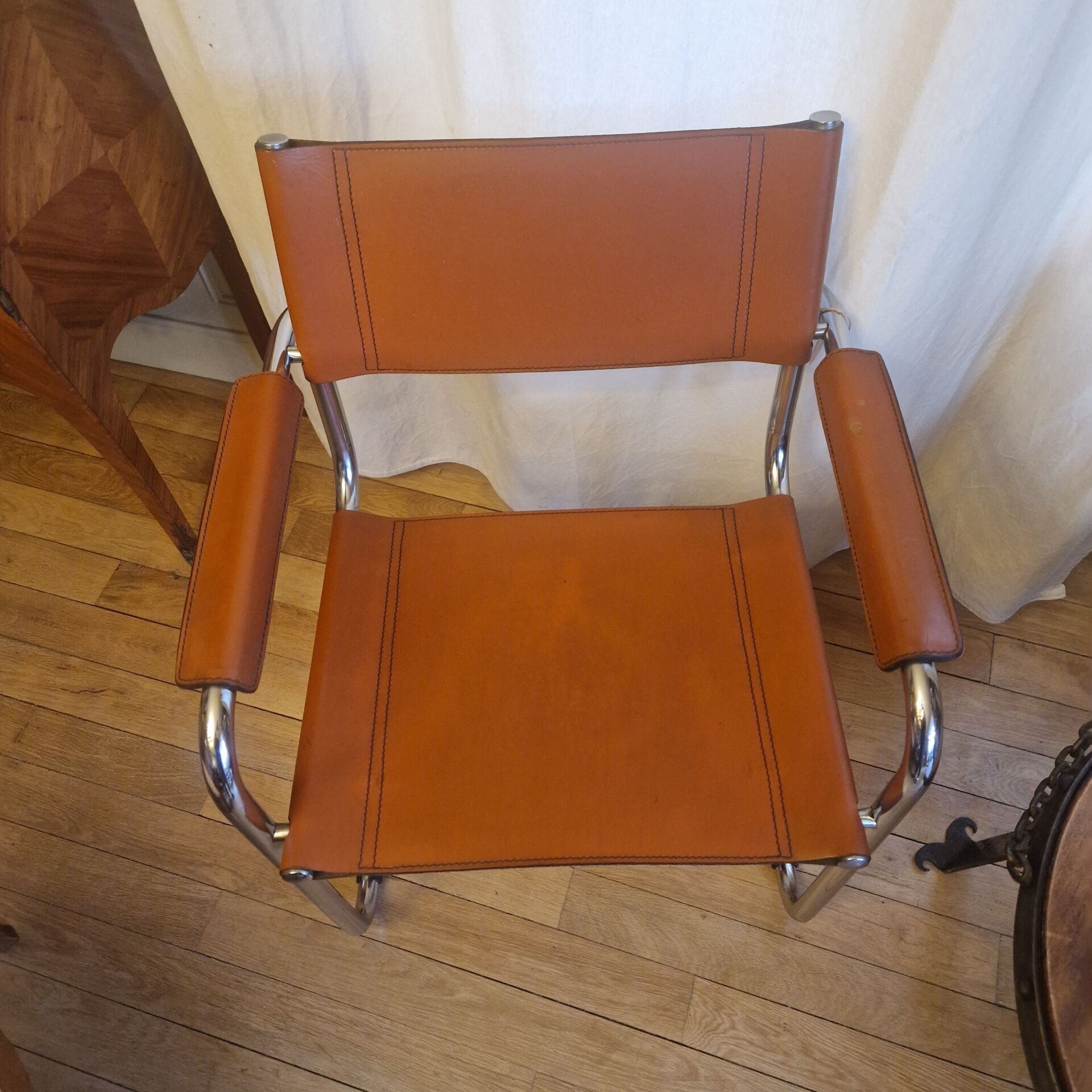 Leather armchair