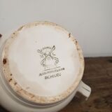 Cups and saucers x5 and sugar bowl - Moulin des Loups, model Richelieu