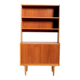 Teak and Oak Bookcase, Scandinavia, 1950s/60s