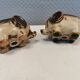 Ceramic elephants as a salt and pepper set made for Danish Søholm 1970-1980s.