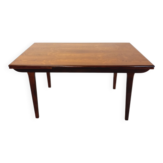 Vintage Scandinavian style dining table from the 50s 60s in rosewood with extensions