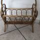 Rattan magazine rack