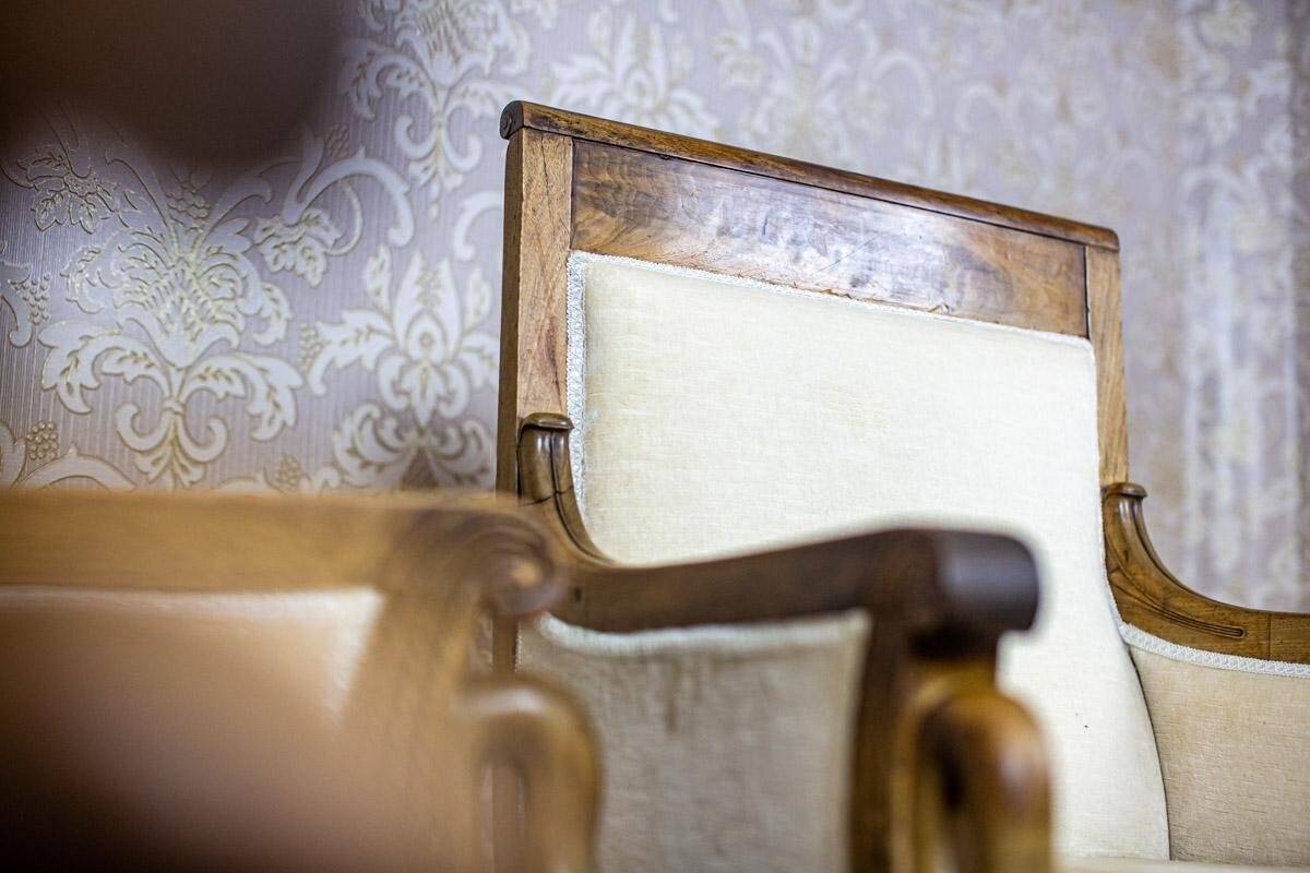 Set of Vintage Mahogany Chairs, 1920s