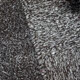 Tapis Contemporain ORA Hooked en Laine (73cm x 143cm), Édition Unique