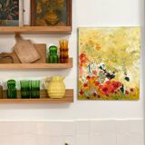 Huile sur toile vintage