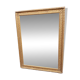 17th century Italian style gilded mirror in carved wood.