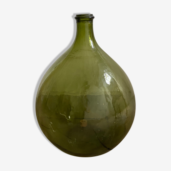 Dame jeanne contenance 20 litres verre vert