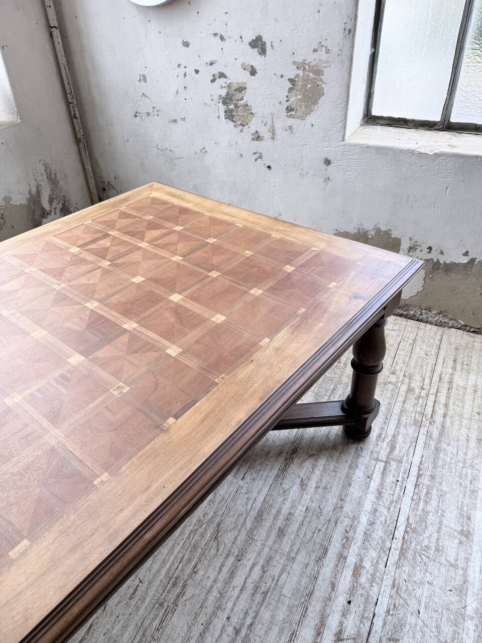 Oak table in Louis XIV style 1900