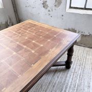 Table chêne style Louis XIV 1900