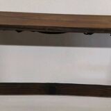 Antique Wall Shelf with Vintage Hooks